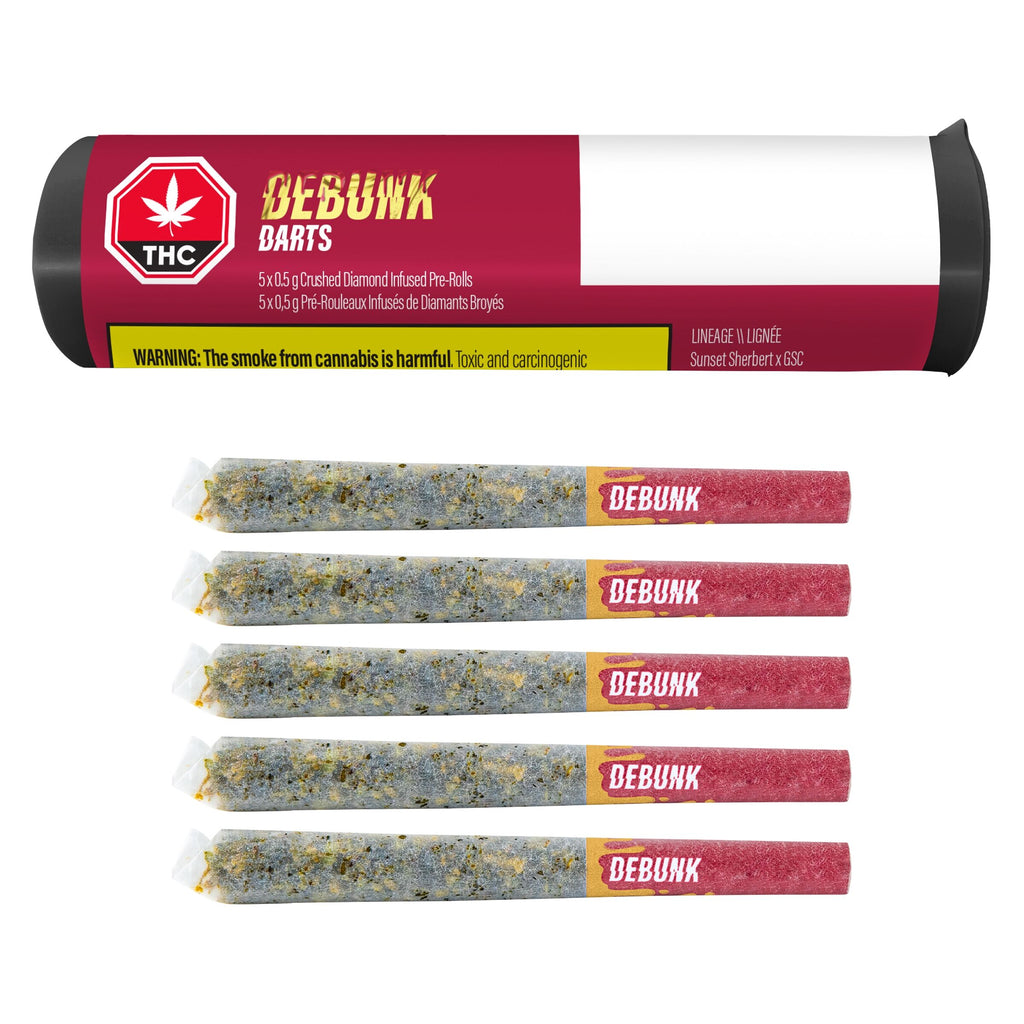 Darts − préroulé infusé au diamant écrasé Lemon Cherry GLTO - 
