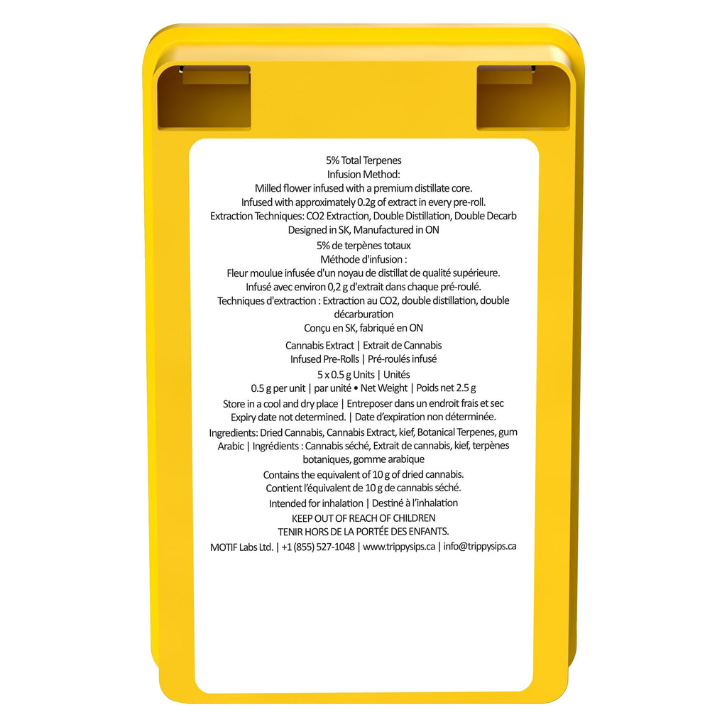 Coffret de variétés de préroulés infusés Juicy 5 - 