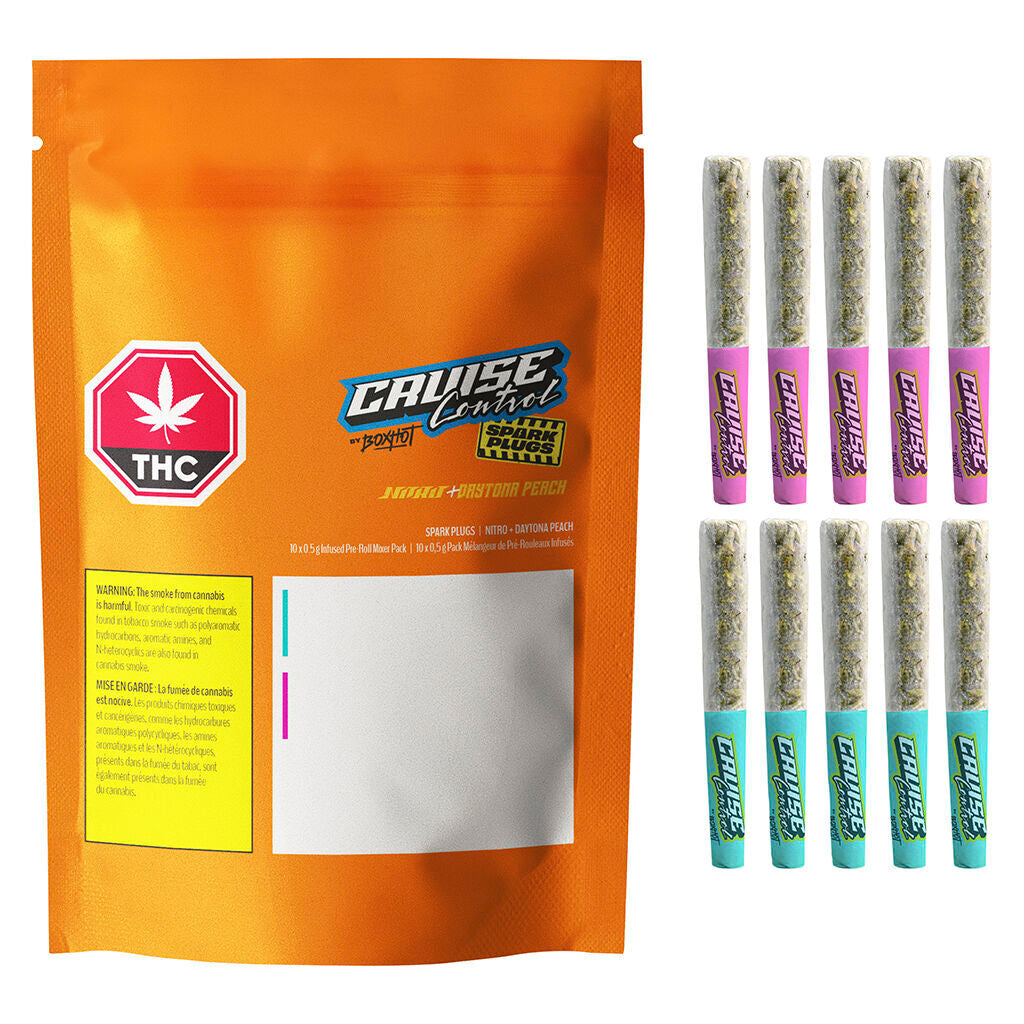 Préroulé infusé Spark plugs : Nitro+Daytona Peach - 