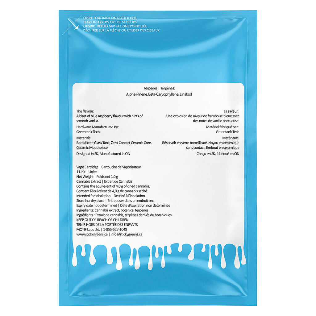 Cartouche à filetage 510 Blue Shark - Liquid diamonds - 