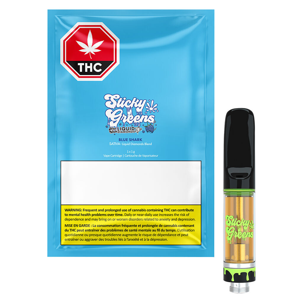 Blue Shark - Liquid Diamonds 510 Thread Cartridge - 