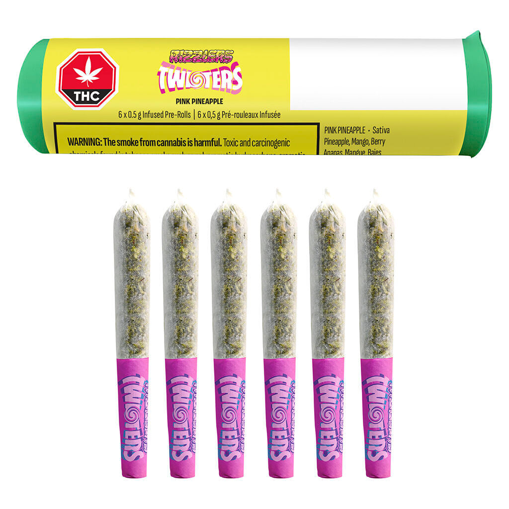 Twisters– Préroulés infusés Pink Pineapple - 
