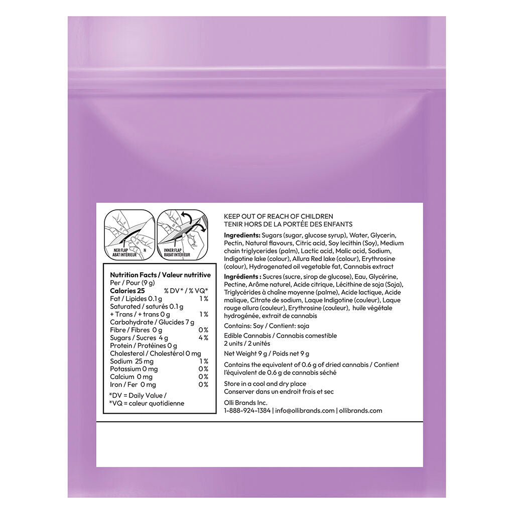 Gélifiés Sour Grape - 