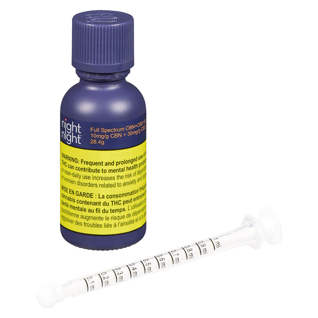 Huile CBN+CBD intégralement préservée - 
