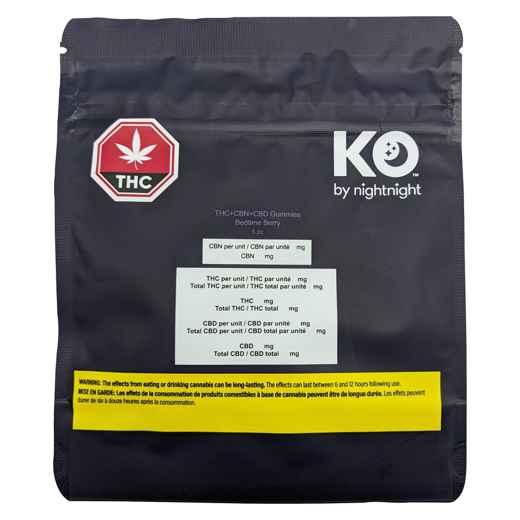 THC+CBN+CBD Gélifiés  - Bedtime Berry - 