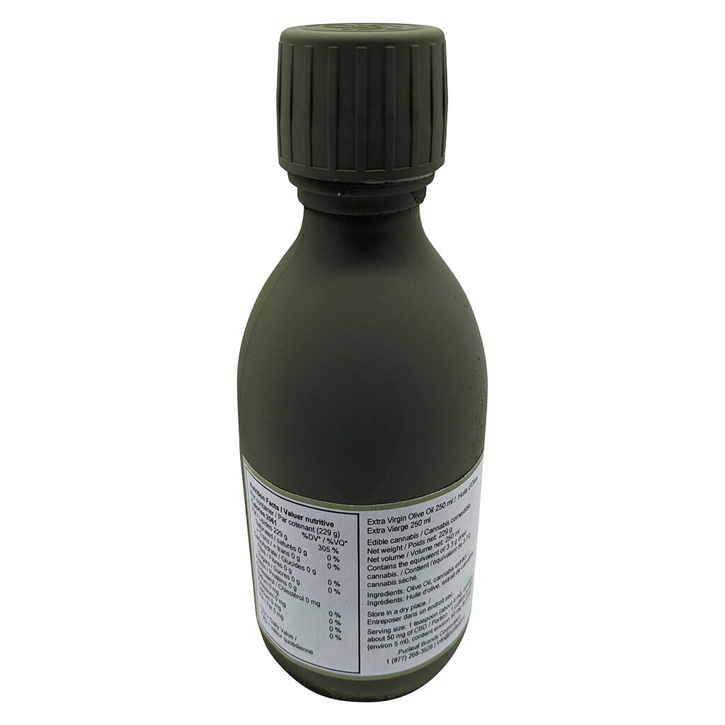 Huile d'olive extra vierge - infusée au CBD - 