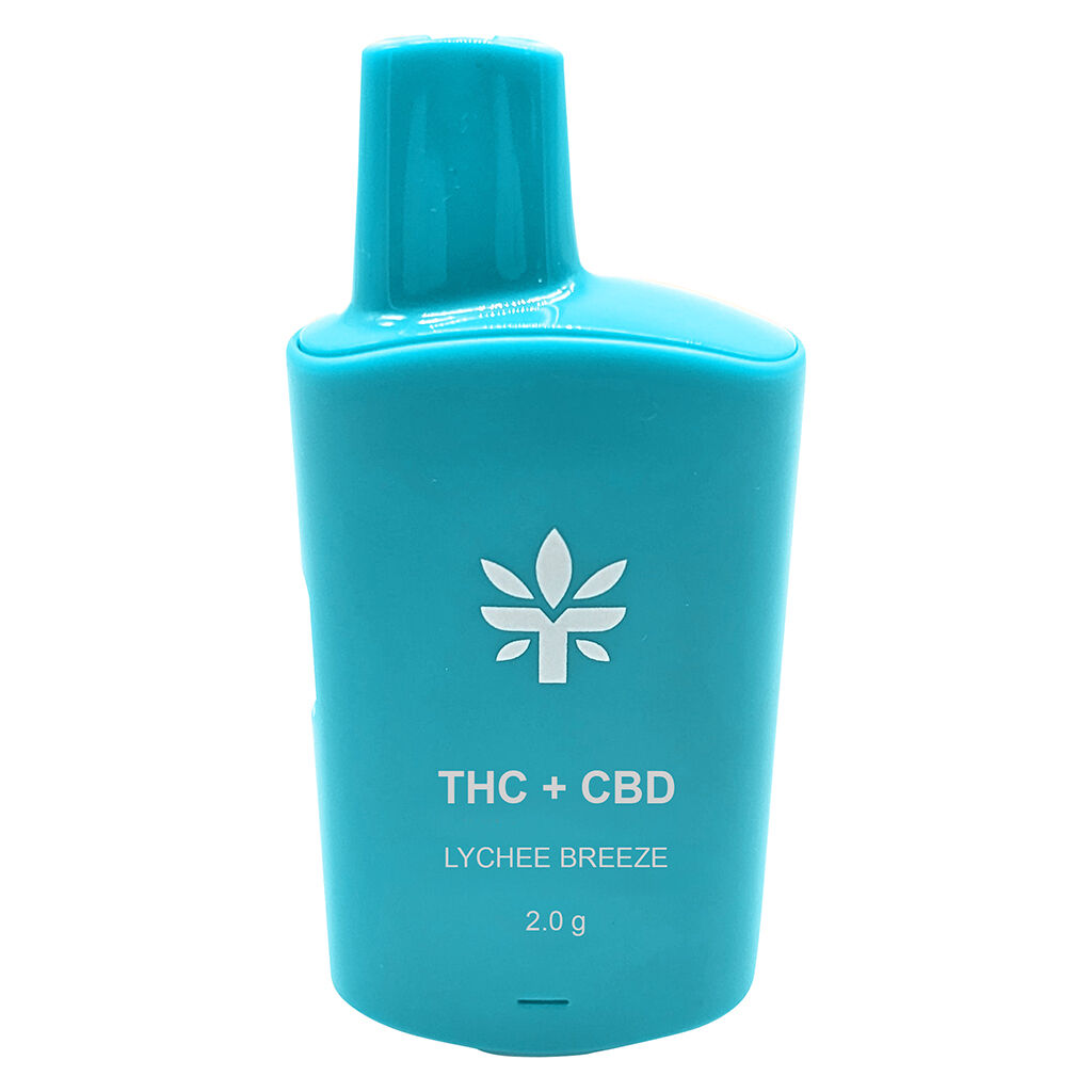 Tout-en-un Eaze 3:2 THC:CBD - Lychee Breeze - 