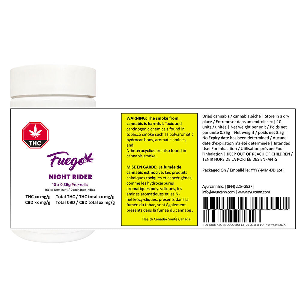Préroulé Night Rider Indica - 