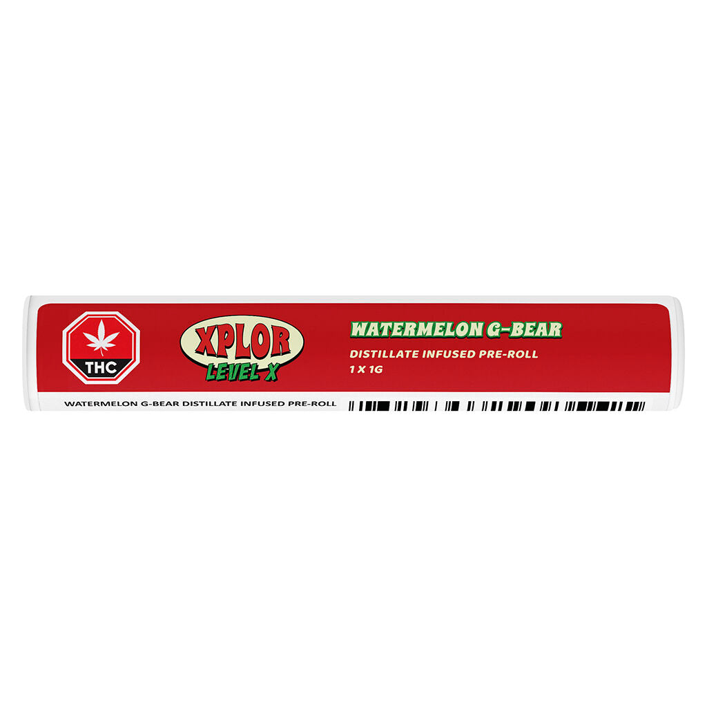 Préroulé infusé au distillat Watermelon G-Bear - 