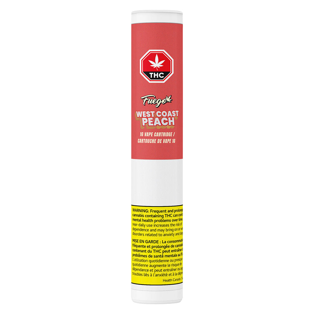 West Coast Peach 510 Thread Cartridge - 