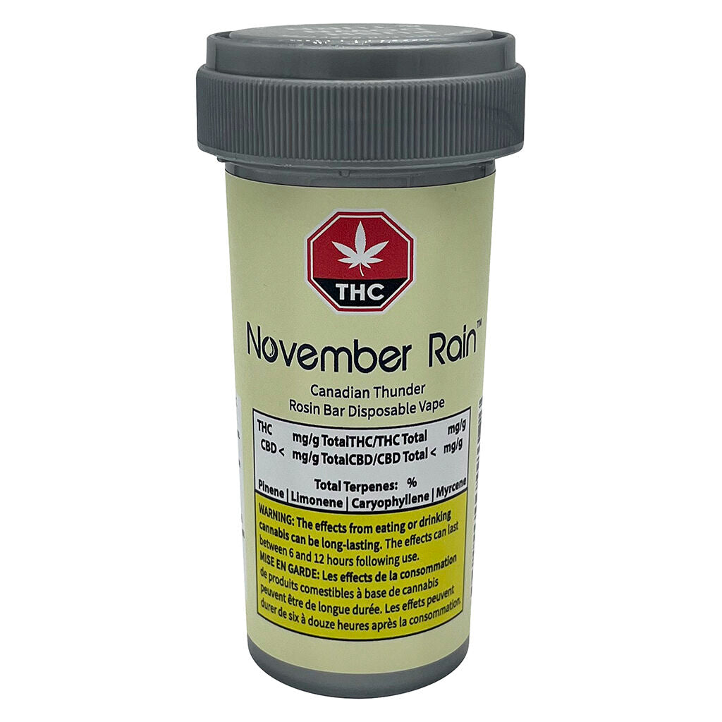 Vapoteuse jetable à base de barre de colophane Canadian Thun - 