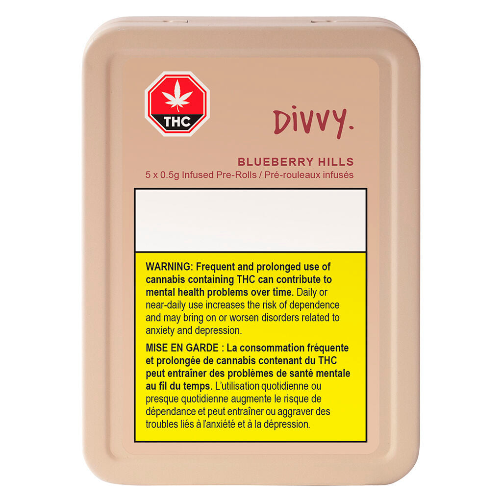 Préroulé infusé Blueberry Hills - 