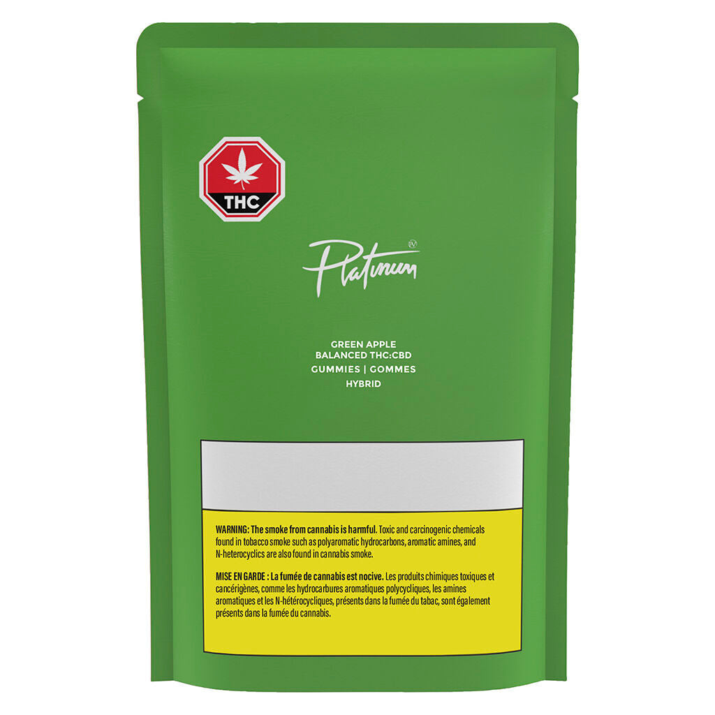 Gélifiés Green Apple équilibrés THC:CBD - 