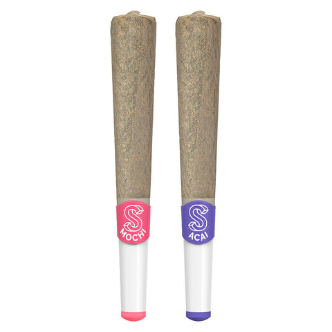 Photo Ceramic Tip Moch & Acai Infused Pre-Roll Duo-Pack