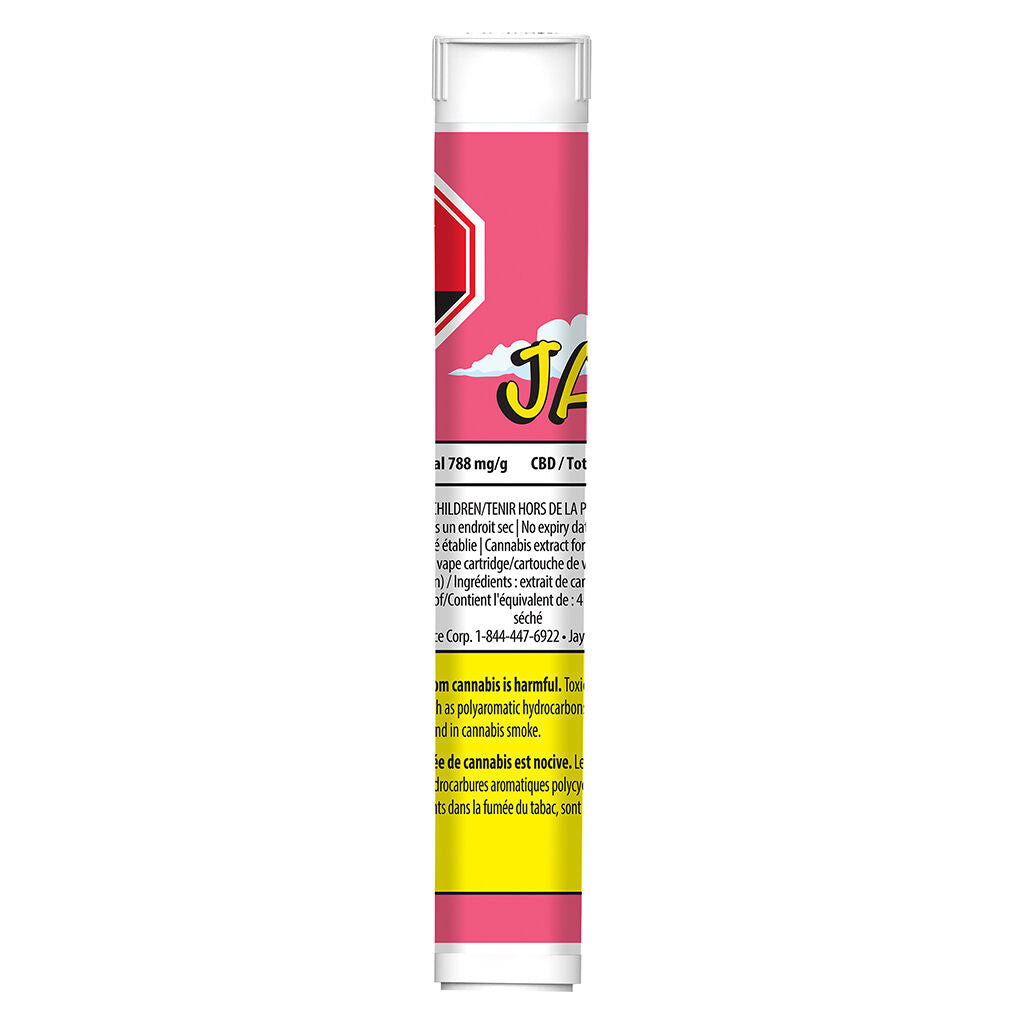 Cartouche à filetage 510 à base de résine vivante Pink Cherr - 