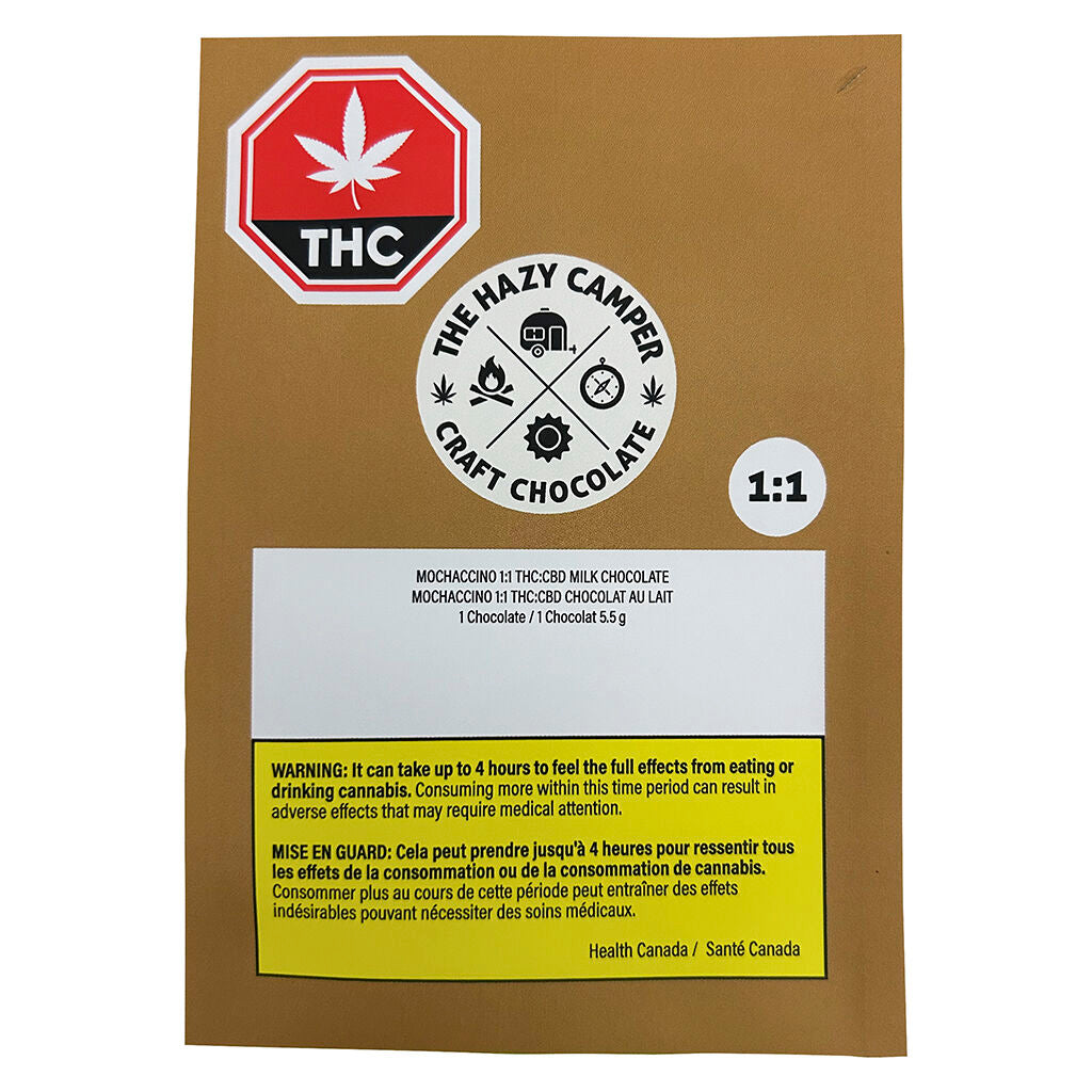 Mochaccino 1:1 THC:CBD Chocolat au lait biologique - 