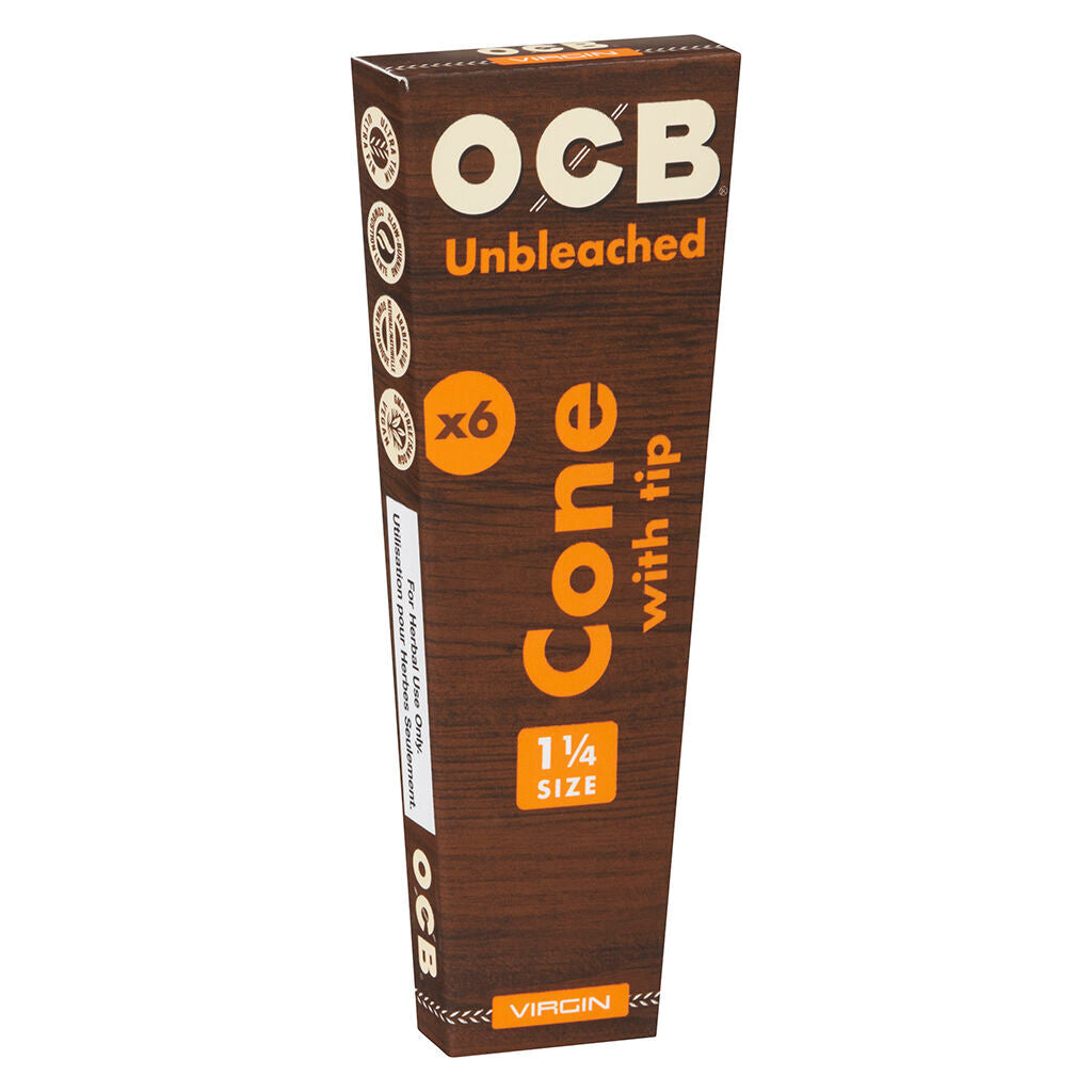 Virgin Unbleached Cones 1 1/4 - 
