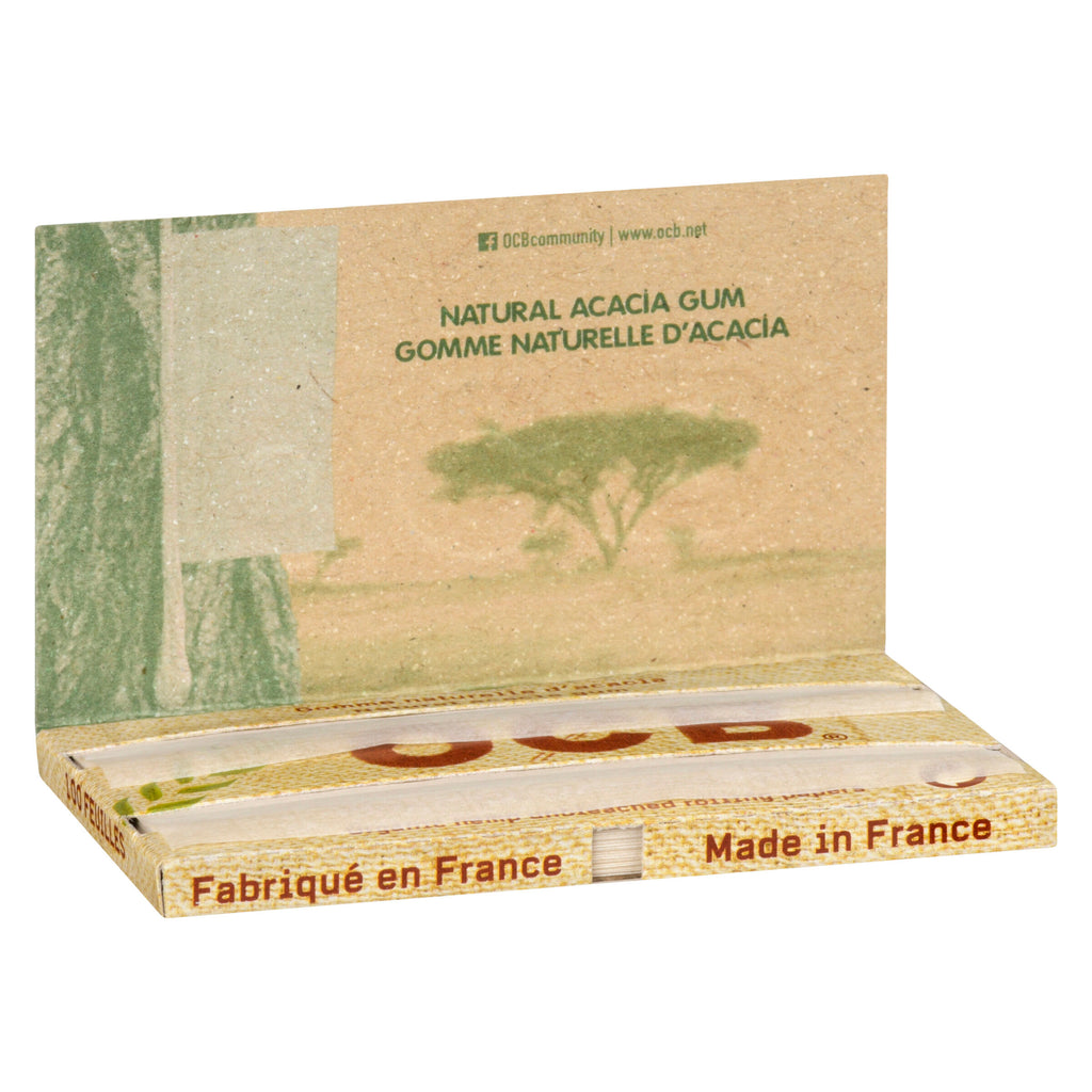 Papiers à rouler de chanvre biologique double une largeur - 