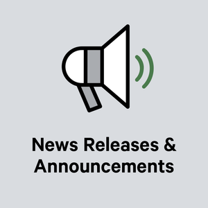 News Releases & Announcements